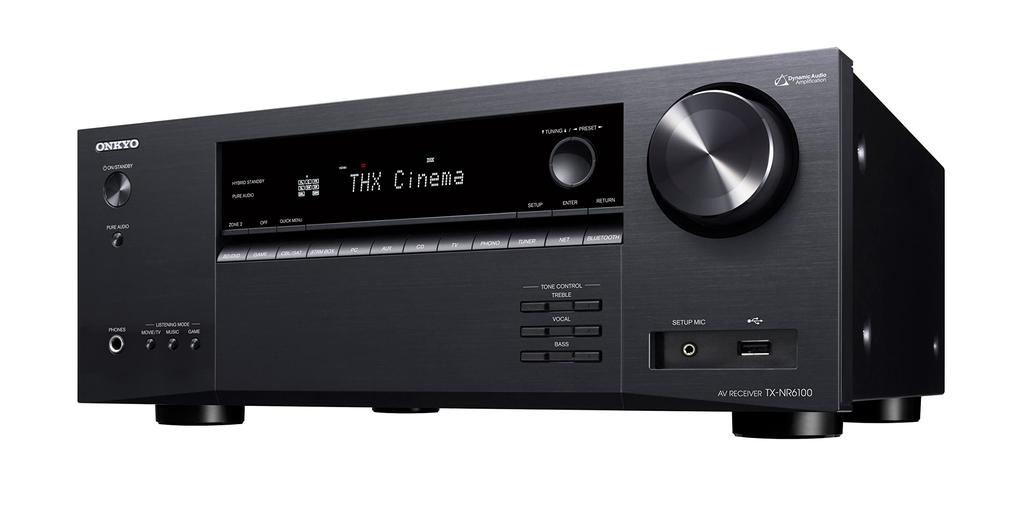 ONKYO Black THX сертифицированный AV-ресивер TX-NR6100 7.2-канальный