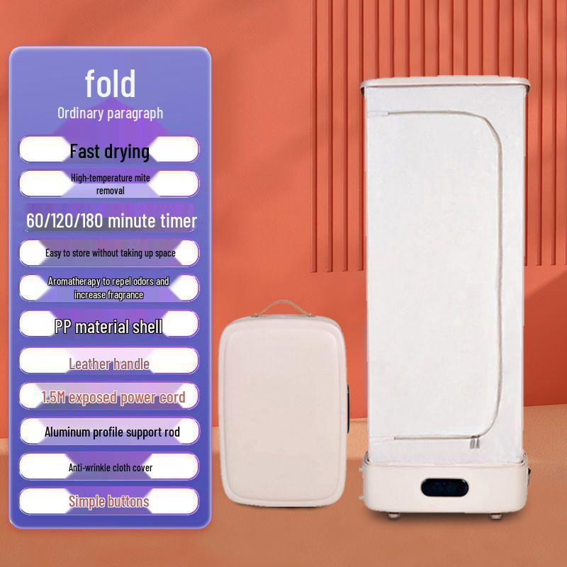 Smart Foldable Automatic Ironing and Drying Machine with Integrated Garment Steamer