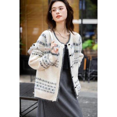 Кардиган жаккардовый в стиле Fair Isle ITISF4