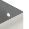 Vidaxl Podstawy Słupów, 4 Szt., Galwanizowany Metal, 71 Mm