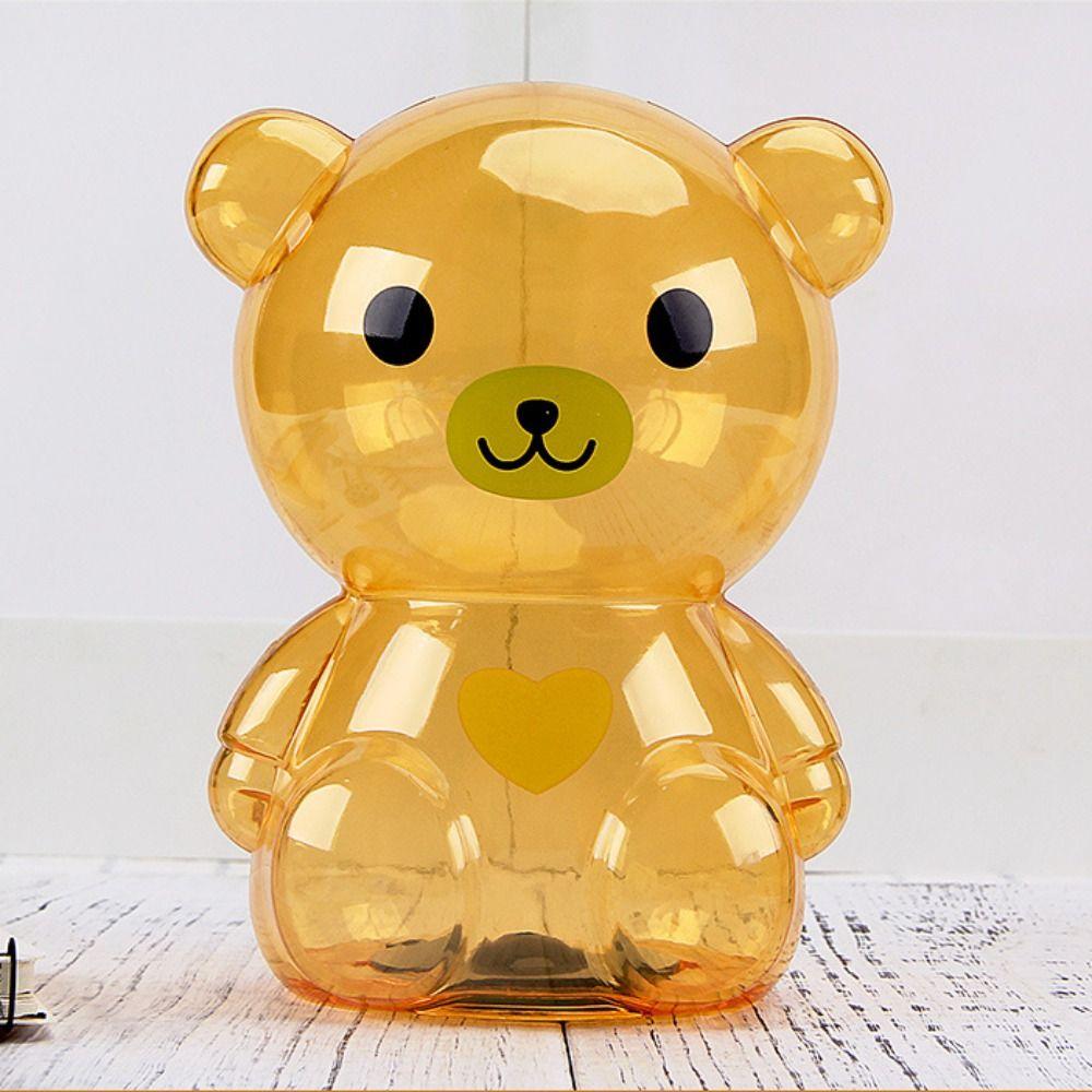 Kindergarten Home Decor Manage Funds Bear Piggy Bank Cartoon Saving Box Kids Toys Birthday Gifts