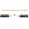 4K 120m HDMI KVM Extender Via Cat5e Cat6 Rj45 Ethernet Cable Video Converter Transmitter and Receiver Support USB Keyboard Mouse