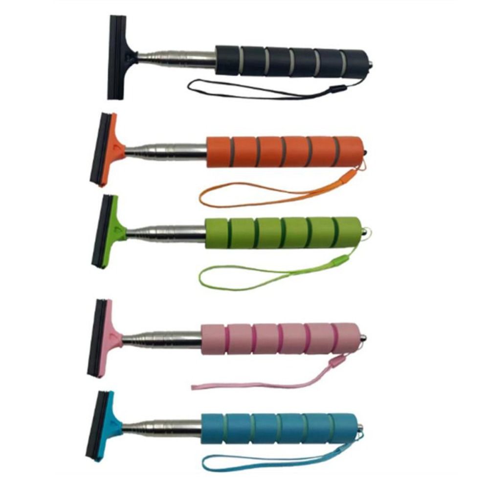 Stainless Steel Car Rearview Mirror Wiper Retractable Wiper New Mirror Squeegee Cleaner  Auto