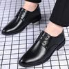 Fashion Official Natural Gumrukfree Genuine Leather Business Social Shoe Male Party Footwear Luxury Designer 39 New Men's Formal Shoes