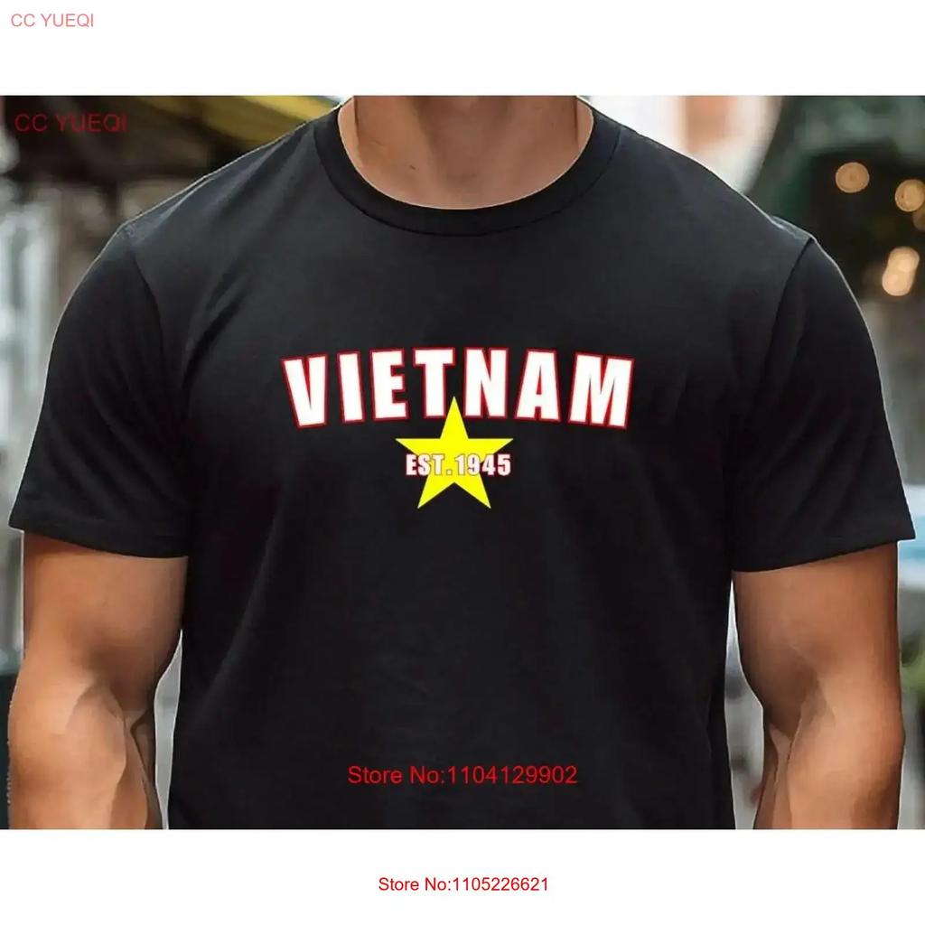 Vietnam 1945 T Shirt Country Vietnamese Funny Parody Hanoi Saigon Independance Day Vintage Casual Stylish Unisex