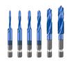 Yousheng 6 шт. комбинированный набор сверл-метчиков, высокая прочность, нержавеющая спиральная конструкция, широкое применение, инструменты для сверления и нарезания резьбы