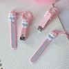 Sanrio Милый Hello Kitty Маникюрные кусачки для ногтей На открытом воздухе Дома Удобные Маникюрные кусачки для ногтей Студентка Офисная Девушка Сердечко Кусачки для ногтей Kawaii