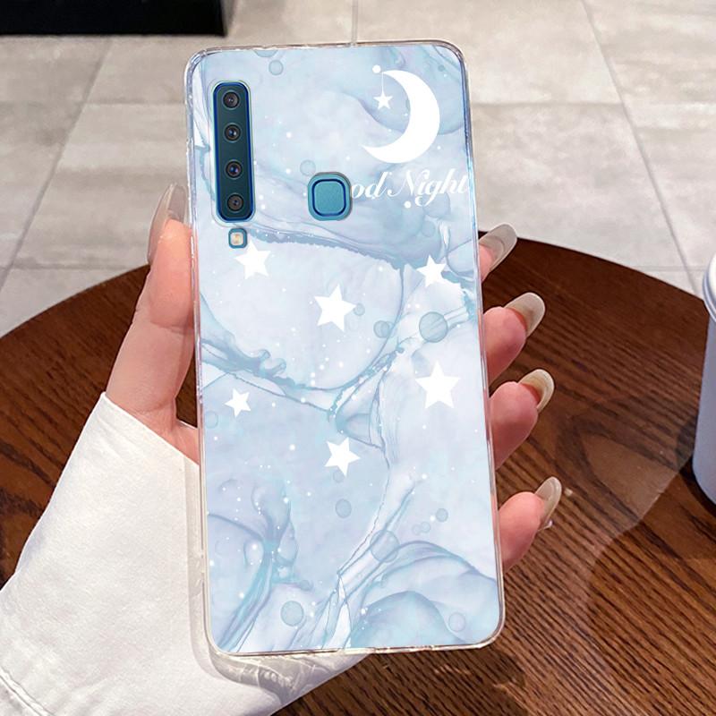 Чехол для Samsung A9 2018 Чехол SM-A920F Прозрачный Эстетичный Модный Милый Кот Задняя Крышка Для Samsung Galaxy A9 2018 Чехол Для Телефона
