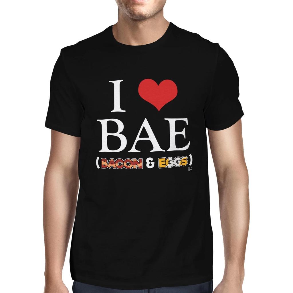 1Tee Mens I Love Bae Bacon And Eggs T-Shirt
