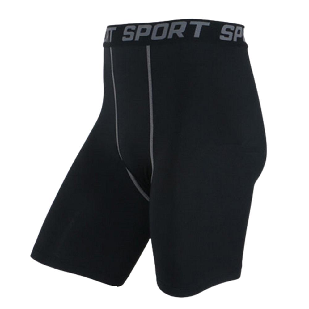 Мужские обтягивающие компрессионные леггинсы с базовым слоем, спортивные шорты для тренажерного зала, фитнеса, тренировок, штаны для бега, колготки, баскетбольные шорты