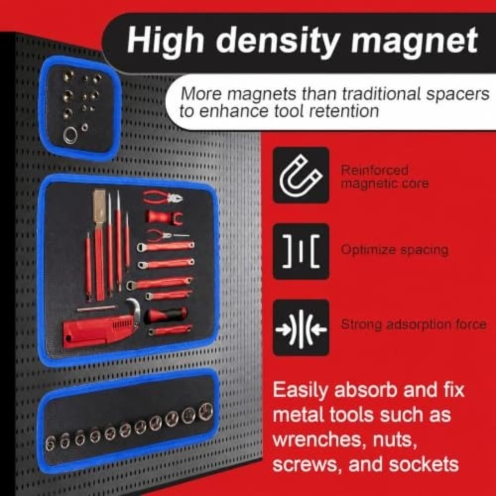 4 Sizes Magnetic Parts Holder Non-Slip Trays Screw Nut Organizer Work Tray  for Car Repair