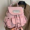 Корейский нишевый летний 2025 новый модный рюкзак женский высокая ценность большая вместимость зарубежный стиль модный портативный рюкзак