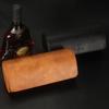 3 Slots Roll Travel Case Portable Vintage PU Leather Watch Organizer Display Storage Box for Gift