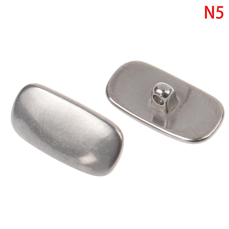 1 пара носоупоров титановые каплевидные ввинчивающиеся для очков противоскользящий фиксатор