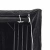 Firewood Rack with Rain Cover 101 x 61 x 110.5 cm Galvanized Steel