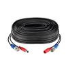60ft /18.3m 2-in-1 Video Power CCTV Cable BNC Extend Cord for Home Security Surveillance Cameras DVR System