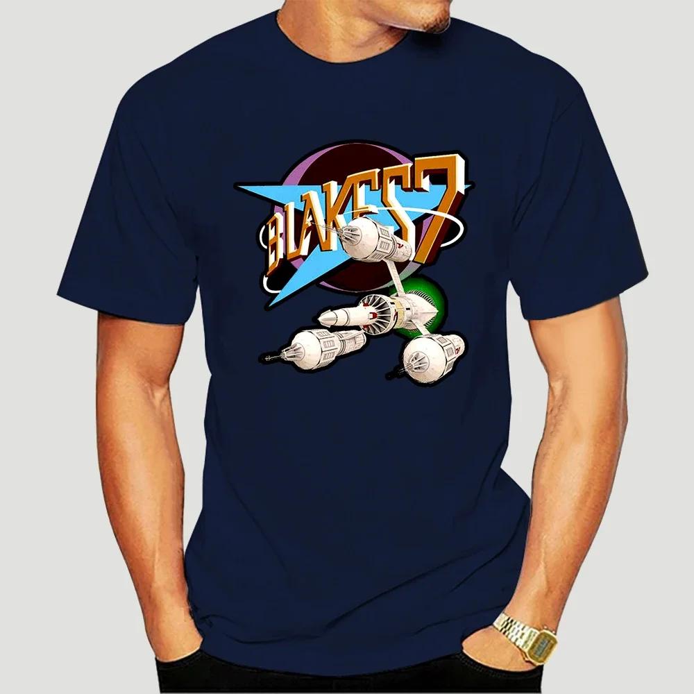 7269X Blakes 7 LIberator And Logo Adult T-Shirt graphic t shirts harajuku oversized men clothing 2024 funny summer new cotton