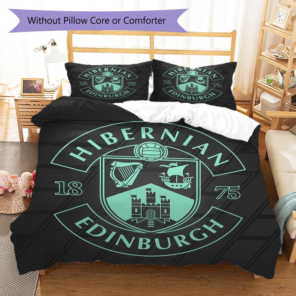 Hibernian Bedding Quilt Set Quilt Cover Pillowcase Home Decoration Birthday Gift (1 * duvet cover + 2 * pillowcase, without core)