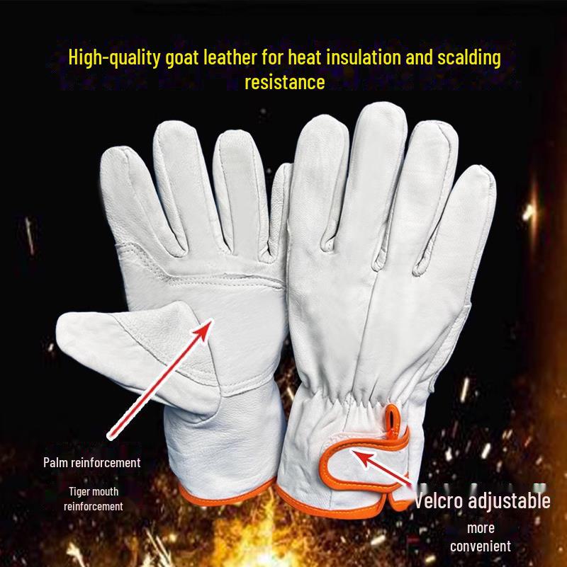 Перчатки сварщика из овчины: Износостойкие, дышащие, теплоизоляционные перчатки для защиты труда