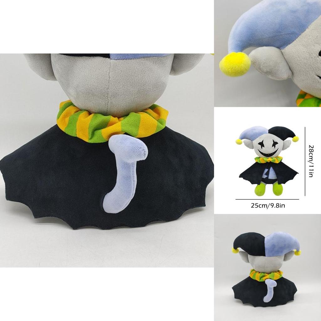 Плюшевая игрушка Deltarune Jevil | Мягкая кукла Джокер | Рождественский подарок | Коллекционный предмет на день рождения