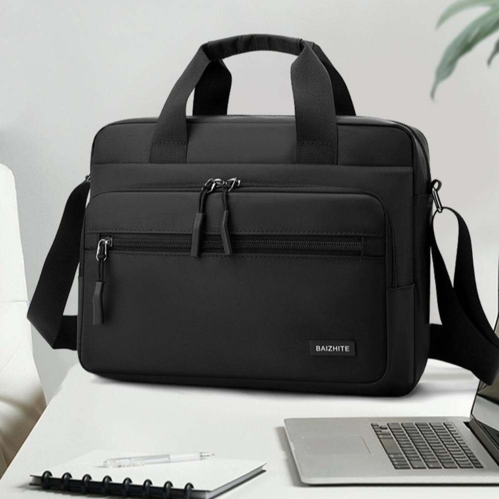 Large-capacity Laptops Handbag Brief Case Crossbody Sling Bag Men Business Briefcases  Travel