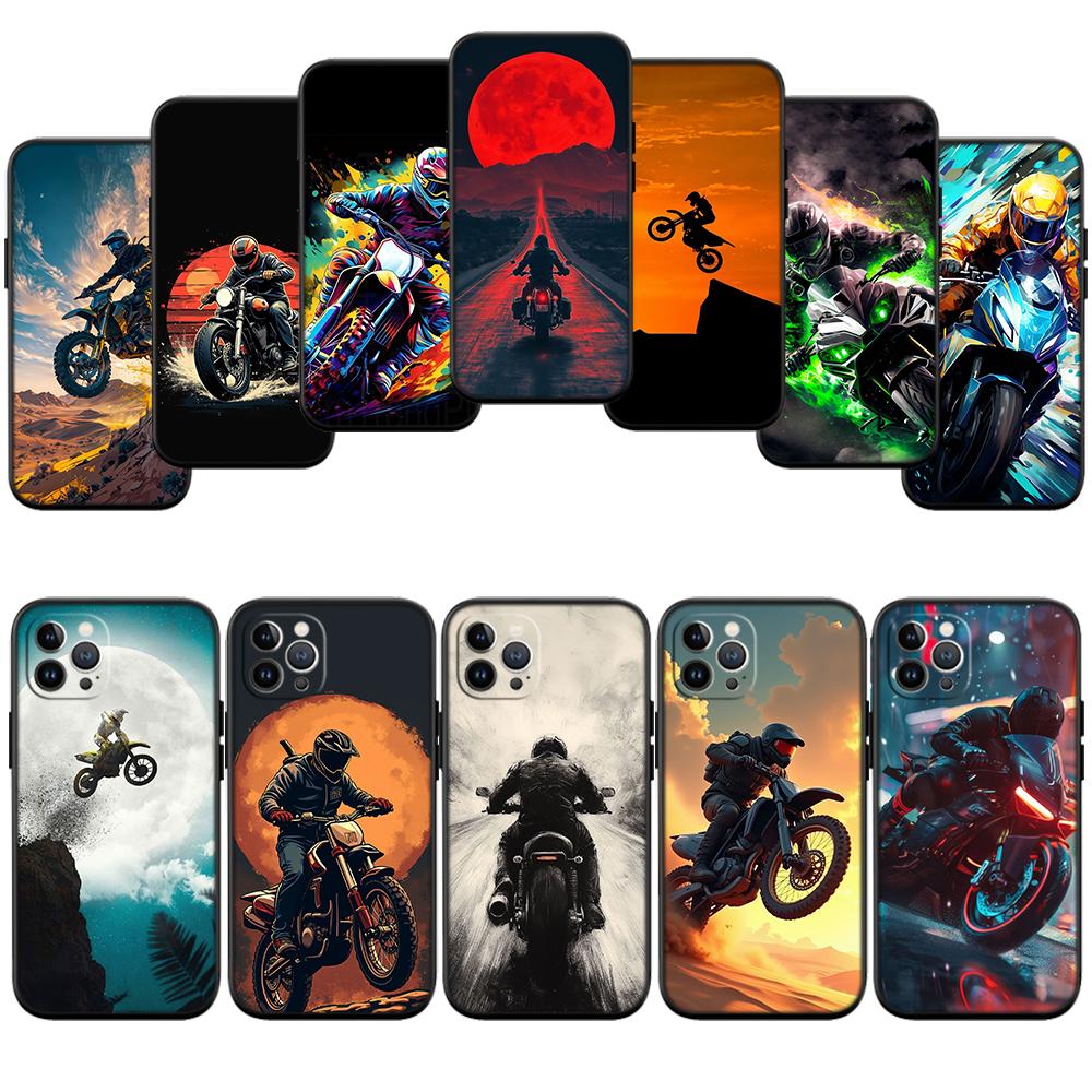 RA18 Motorcycle Racing New High-End Shell Phone Case for Redmi Note 10 11 12 Pro Max 10S 10C 10T 11A 11S 12S 12C