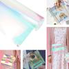 1 лист переливающейся ПВХ-пленки, высококачественный цветной виниловый материал для самостоятельного изготовления сумок, чехлов для телефонов, одежды, шитья и пэчворка.