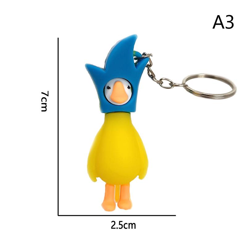 Милый брелок в виде цветка утки, животного, для женщин, мужчин, друзей, подарок, креативный, забавный, мультяшный, гусь, кукла, сумка, коробка, автомобильный ключ, ювелирные изделия