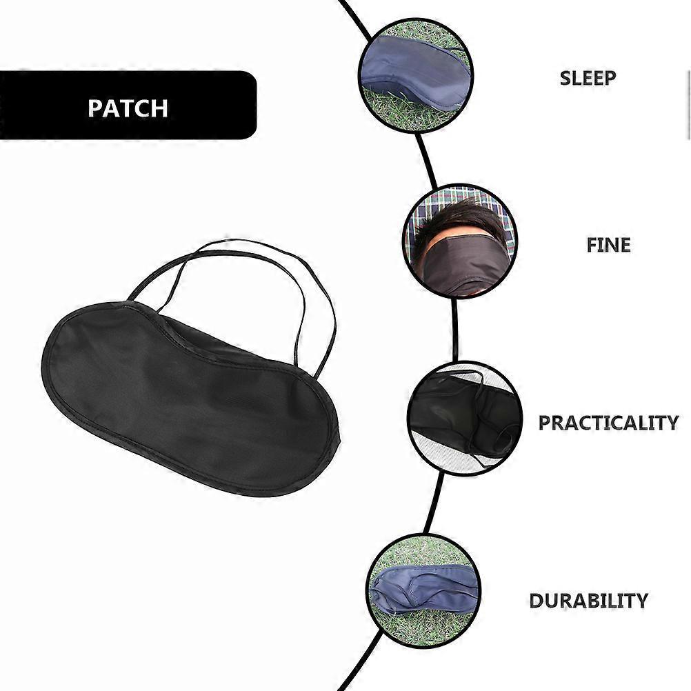 Black Sleep Mask Eye Mask Cover for Sleeping Use 36Pcs Outdoor Elastic Blindfolds