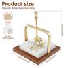 Napkin Holder Wood Table Napkin Holder with Weighted Metal Arm Modern Cocktail Napkin Holder for Home Kitchen Office Restaurant