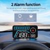 ZQKJ G12 GPS HUD For All Cars Speedometer Car Head Up Display Digital Speed Meter Clock Km/h Odometer Automotive Electronics