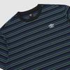 UMBRO Summer Pick Striped Short Sleeve T-Shirt Black Ur321Crs71 (A Type)