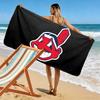 Пляжное полотенце с принтом Cleveland Indians, большое, мягкое, быстросохнущее, для пляжа, кемпинга, плавания