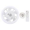 Ceiling Fan With LED Light Dimmable 3 Wind Speed Remote Control RGB Effect E27 Ceiling Fan for Bedro