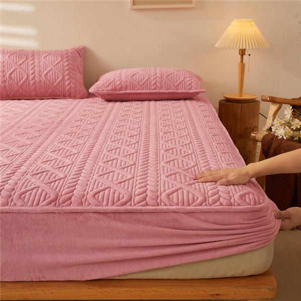 Новая мода, хлопковое утолщенное покрывало, бархатное зимнее теплое простынь, защитный чехол для матраса, утолщенное покрывало, наматрасник