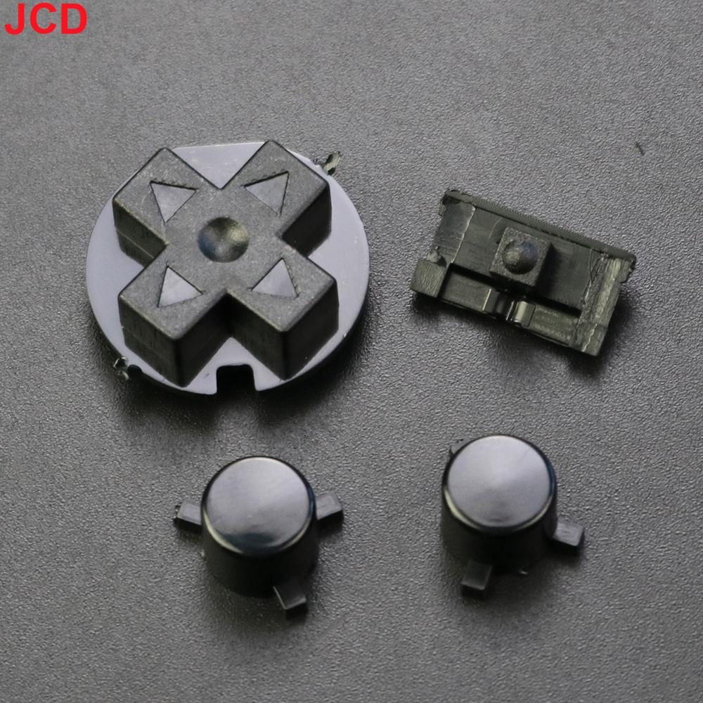 JCD 1 Set Colorful Replacement Buttons Set Replacement For Game boy GBP Console On Off Button A B Buttons D Pads Replace