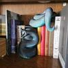 Creative Snake Bookend Statue Resin Craft Office Desktop Decor Home Decor Bookshelf Organizer 