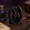 Декор Темной Богини, 3D-печатная фигурка, Винтажная готическая статуэтка крылатой женщины, Настольное украшение для дома, офиса, гостиной