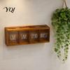 Holiday Gift for Teenagers Wooden Piggy Bank with 4 Compartments, Transparent Acrylic Money Box, Budgeting Tool Boys And Girls Wall Mounting