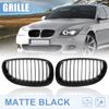 uxcell Matte Black Front Kidney Grille for BMW E60 E61 5 Serie M5 03-09