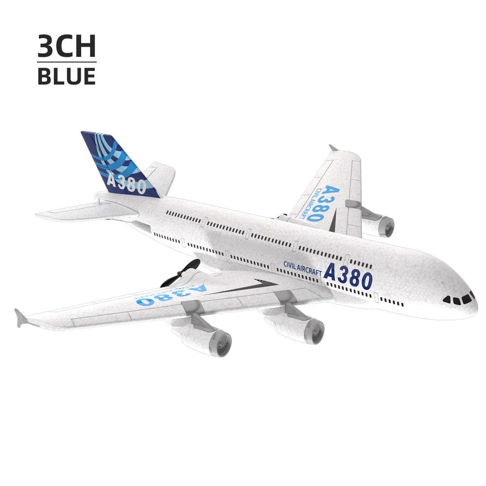 2.4G RC A380 Пенопластовый Самолет Гироскоп Пульт Дистанционного Управления 3-канальный EPP Самолет Гироскоп Детские Игрушки Самолет с Фиксированным Крылом На Улице Легко Летать Подарки для Мальчиков