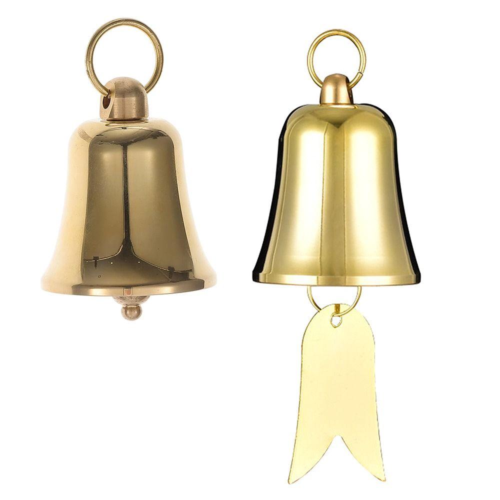 Круглоротый колокольчик-подвеска золотой ретро колокольчик античный рождественский колокольчик для двора