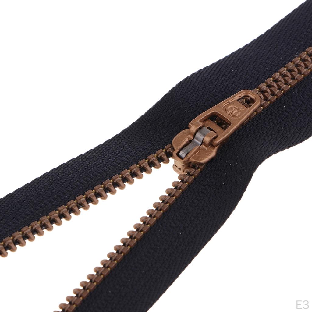 10 Pieces Resin Coil Zipper Closed End Zipper for Sewing Supplies Black