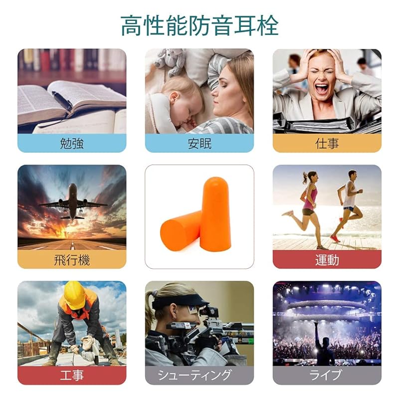 20 пар [международная сертификация CE • Amazon участвовал в Vine] 37 дБ звукоизоляция Беруши для звукоизоляции беруши высокие