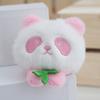 Adorable Cartoon Panda Plush Keychain Toy Cute Stuffed Bag Charm Gift For Couples