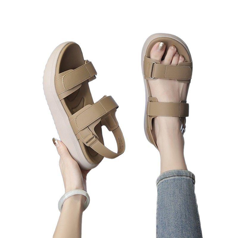 Fashion 2025 New Summer Sandals Travel Women Shoes New Sandal Sole Durable Sandal Ladies Outdoor Beach Slippers Platform Sandals