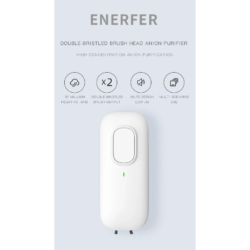 Mini Anion Purifier, Plug-in Air Purifier with Negative Ion Generator Odor Remove for Home, Toilte, Bedrooms, Bathrooms and Pet