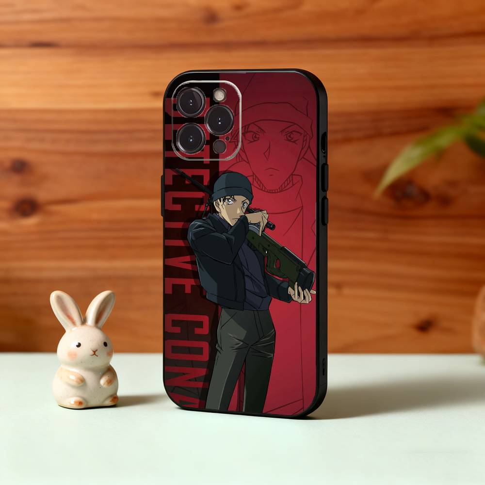 A-Akai S-Shuichi Чехол для телефона iPhone17,16,15,14,13,12Plus,Pro Max,XS,5G Мягкий силиконовый Черный чехол