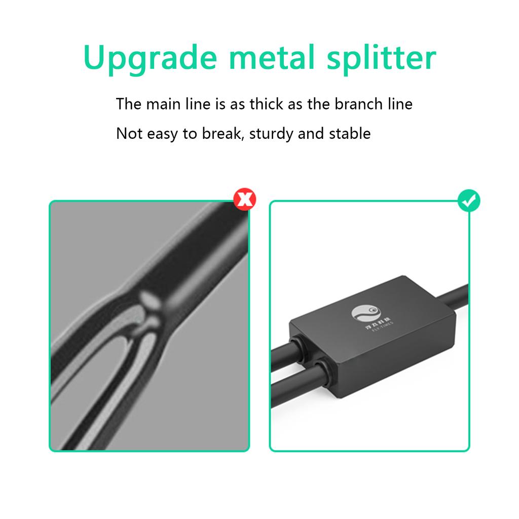 15 см-10 м 6,35 мм аудиокабель штекер-двойной штекер стерео шнур Y-разветвитель проводная линия для микшеров и усилителей