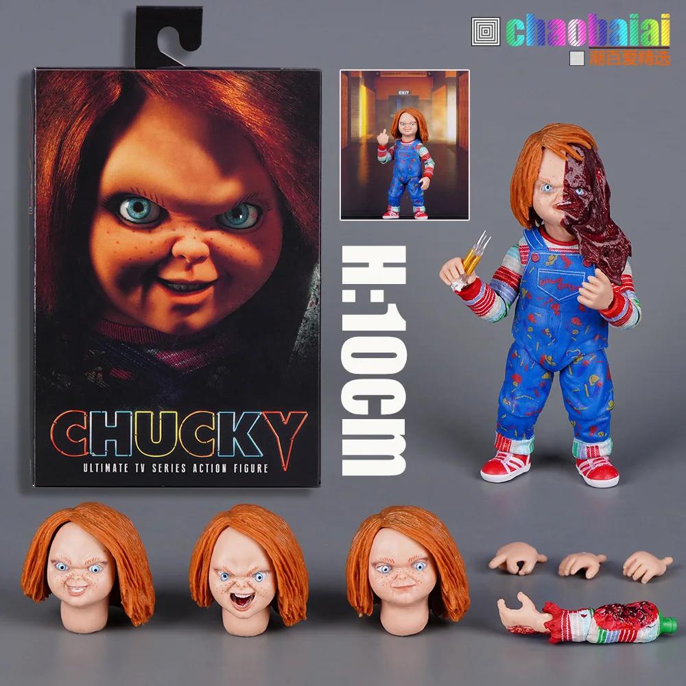 NECA Ultimate Кукла Чакки Детские Игры ПВХ Фигурка Действия Модель Игрушки Подарок на День Рождения